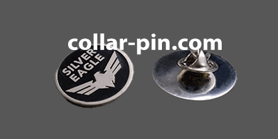 collar pin malaysia supplier custom round shape etching colours back and front