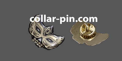 collar pin malaysia special logo supplier custom shape etching gold plating front and back