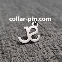 collar pin malaysia custom logo shape hollow 3D supplier 