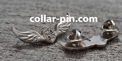 custom shape 3D collar pin supplier malaysia without colours front and back