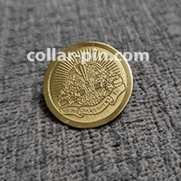 collar pin malaysia supplier custom round shape etching